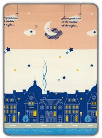 Rolovacia podložka pre deti Kinder 120x178 cm - les a mesto