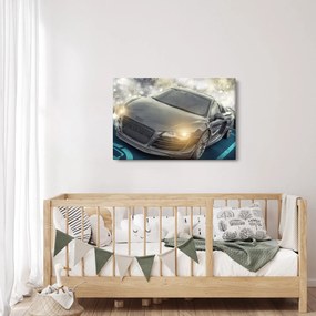 Obraz auta Audi - sivé (90x60 cm)
