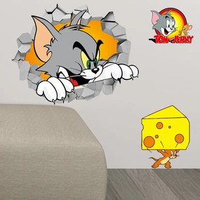 Veselá Stena Samolepka na stenu na stenu Tom a Jerry