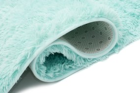 TA Koberec MINT MINT SILK Modrý Obdĺžnikový