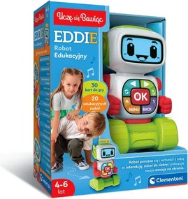 Vzdelávací robot Eddie – poľský jazyk – Učím sa hrou Clementoni 50411