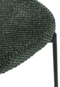 Sada jedálenských stoličiek Bouclé CT-W1077 GRN2,4 ks