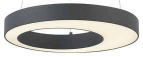 Moderné závesné svietidlo čierne 50 cm vrátane LED 3-stupňové stmievateľné - Organici