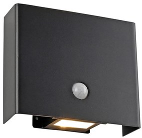 JUST LIGHT. 19471-18 - LED Vonk. svietidlo so senz. 2xLED/1,25W/3,7V 4400mAh IP44