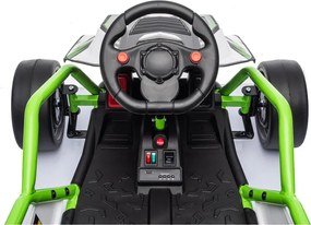 LEAN CARS DM-107 24V7 DRIFT batérie vozidla tichý zelený motor