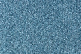 Tapibel Metrážny koberec Cobalt SDN 64063 - AB tyrkysový, záťažový - Kruh s obšitím cm