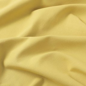 Goldea napínacia plachta z ľanovej zmesi - žltá 200 x 200 cm