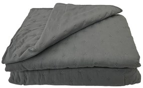 Prikrývka na posteľ Alma 170x220 cm antracit Merkury Home