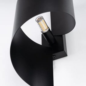 Sollux SL.1309 - Nástenné svietidlo TALASSA 1xG9/8W/230V čierna