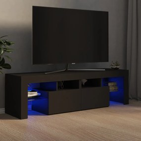TV skrinka s LED svetlami, sivá 140x36,5x40 cm 804366