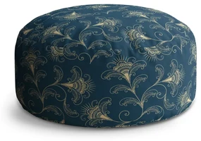 Sablio Taburet Circle Vintage ornamenty: 40x50 cm