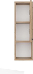 Závěsná horní koupelnová skříňka Mexy W1D 25,5 cm dub Artisan