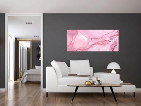 Obraz - Ružový mramor (120x50 cm)