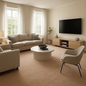 Betap, Koberec metráž Dalesman 69, na mieru, šíře 4m,5m, béžová, filc, chodba / predsieň