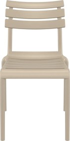 HELEN záhradná stolička bez podrúčok taupe