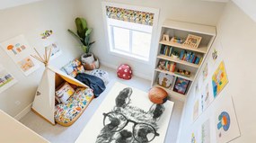 Detský koberec Lima 9506A krémový/sivý
