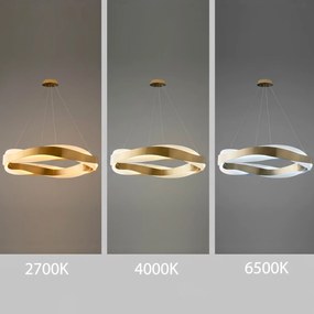 Toolight Toolight, LED stropné svietidlo APP1802-CP, zlatá matná, OSW-04060