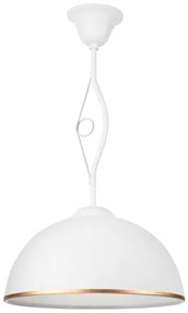 Luster na tyči RETRO II 1xE27/60W/230V biela