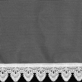 ZÁCLONA NA KRÚŽKOCH MAYA 300X145 CM BIELA