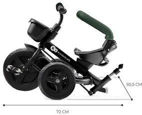 KINDERKRAFT - Detská trojkolka AVEO zelená