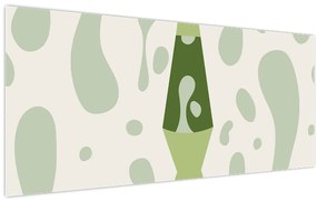 Obraz - Hippies, lávová lampa (120x50 cm)
