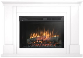 Elektrický krb Luena 26 biela lesk