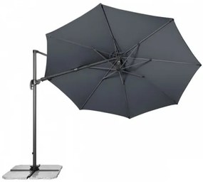 Derby RAVENNA 330 cm - veľký záhradný výkyvný slnečník s bočnou tyčou - 2. akosť (S300)
