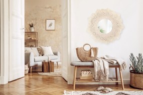 Tutumi Tutumi, nástenné zrkadlo Boho 60cm 322051, HOM-03007
