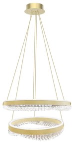 Závesné LED svietidlo Preciosa, 2x LED 85w, 4000k, g