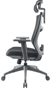 Yenkee - Kancelárska stolička čierna/šedá