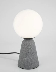 Dizajnová stolová lampa Zero 10 Svetlá sivé