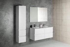 Aqualine Aqualine, PANEDA umývadlová skrinka 55x55x34,2cm, biela, PN255