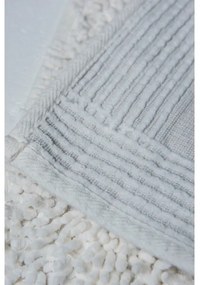 SADA 2x Kúpeľňová predložka STONE 60/100 cm biela