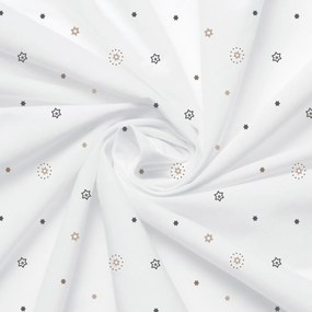 Babymatex Bavlnené prestieradlo do postieľky 70x140 cm - Hviezdy