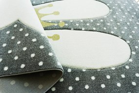 BE Koberec Smart Kids 22414 GREY – sivý obdĺžnikový Rozmer: 160x230 cm