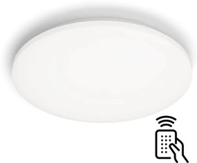 Philips 8720169196094 Stropné svietidlo Philips IZSO LED 40W, 4300lm, 2700-6500K, IP20, biela + diaľ. ovládač