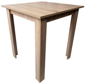 Štvorcový jedálenský stôl LEVI dub