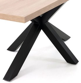 Jedálenský stôl v dekore dubového dreva Kave Home, 200 x 100 cm
