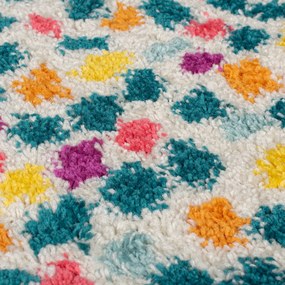 Flair Rugs, Kusový koberec Menara Rainbow Spot Multi, 100x150, viacfarebná, detská izba