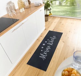 Koberec / Behúň Hanse Home Cook & Clean Five Stars Kitchen čierny / sivý