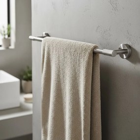 Rea Galo, kúpeľňový vešiak na uteráky 60cm, brúsená oceľ, REA-88009