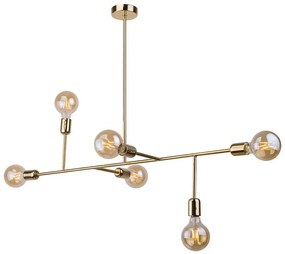 Amplex 8224 - Luster na tyči DADIM 6xE27/10W/230V