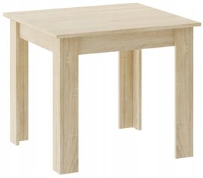 Jedálenský set 1 + 4, stôl MADO 80x80cm dub sonoma + stoličky BALI MARK čierna