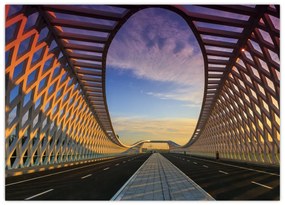 Obraz modernej architektúry mosta (70x50 cm)