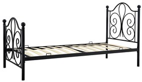 Posteľ Panama 90 čierna