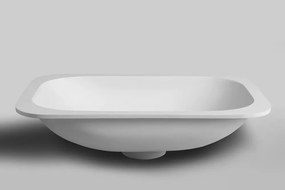 Sapho Sapho, IMPALA umývadlo pod dosku 588x166x355mm, Rockstone, matná biela, IM540
