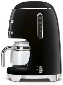 Čierny kávovar na filtrovanú kávu 50's Retro Style - SMEG