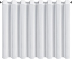 ZÁCLONA NA KRÚŽKOCH DALIA 350X150 CM BIELA