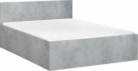Posteľ SOFIA 120 x 200 cm, betón Rošt: Bez roštu, Matrac: Bez matraca