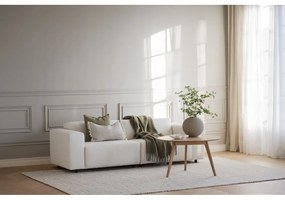 Okrúhly konferenčný stolík v dekore duba v prírodnej farbe 90x90 cm Yumi - Rowico